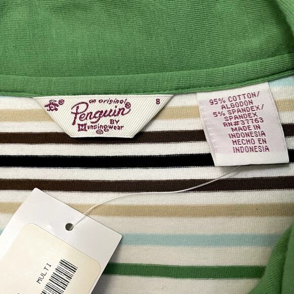 An Original Penguin by Munsingwear Striped Dress Size 8 Retro Golf Tennis NWT - Picture 12 of 12